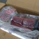 Cold Air Intake System with Heat Shield Kit + Filter Combo RED Compatible For 1999-2006 GMC/Chevy V8 4.8L/5.3L/6.0L Silverado/Tahoe/Avalanche/Suburban/Sierra/Yukon