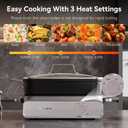 Slow Cooker 10 Quart, Large Capacity, Keep Warm, Spoon Included, N21NA