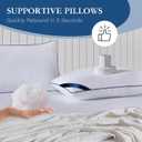 Meoflaw Bed Pillows Standard Size Set of 2, Luxury Hotel Pillows