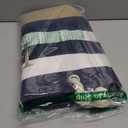 YOOLIFE Initial Canvas Waterproof Beach Tote Bag Zipper Personalized Gifts for Women Her Birthday Travel Beach Essential