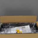 Spice Rack Wall Mount, 4 Pack Pantry Door Organizer & Hanging Storage Baskets Organizer Wall Mount, Large Capacity Metal Spice Shelf for Kitchen Cabinet, Pantry Doors, Bathroom, Shower, Home Decor (Black)