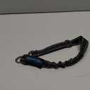 IOKHEIRA Dog Seatbelt, Updated Adjustable Harness Reflective Bungee Dog Car Seat Belt with Aviation Aluminum Alloy Rotatable Carabiner, Hook & Buckle (Black)