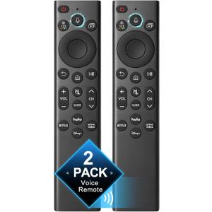 2 Pack Voice Remote Replacement for Samsung-TV-Remote-Control, Compatible with All Samsung Frame Neo QLED UHD 4K 8K Series Smart TVs with Voice Control 