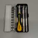 DIYSELF 16-Piece Craft Knife Set, Exacto Knife Set for Crafting, Wood Carving Tools, Valentines Day Gifts for Her Him Women Men Adults, 3 Hobby Precision Exactly Art Knife with 10 Exacto Knife Blades (Yellow)