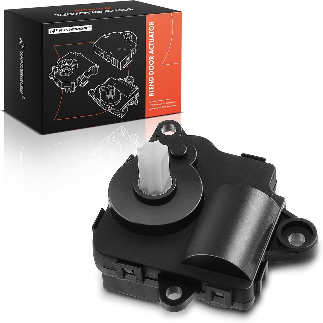A-Premium HVAC Heater Blend Door Actuator, Compatible with Chevrolet Equinox 2013-2017 & GMC Terrain 2013-2017, Sport Utility, Main, Replace# 22877649, 6 pins