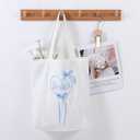 Etercycle Bride Tote Bag, Canvas Wedding Purse Handbags Bridal Shower Gifts For Bachelorette Party Bridesmaid Engagement