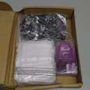 Hicarer 60 Set Funeral Favors, Celebration of Life Favors Angel Keychains Organza Bags Sympathy Thank You Tags for Memorial Party Supplies Guest Return Funeral Gifts(Purple)