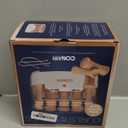 Conair Double Ceramic Hot Rollers for Long, Medium, and All Hair - Hair Curler - Hair Roller Clips Included - 1/2 inch, 3/4 inch, and 1 inch Rollers (20 Piece Set, Tan)