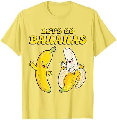 Kids Banana Funny Costume Let's Go Bananas Cute Boys Girls T-Shirt, Size: M
