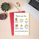 Funny Teacher Appreciation Gifts for Women Men, Cute Thank You Card for Teachers (MM-135)