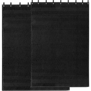 2 Pack Sound Dampening Blanket 96"x80" ,850GSM Acoustic Blanket for Wall Hanging, Noise Reduction Curtain for Studio Recording, Home Theater, Door Window Soundproofing, Light Blocking, Black