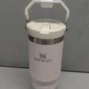 STANLEY IceFlow Flip Straw Tumbler with Handle 30 oz | Twist On Lid and Flip Up Straw | Leak Resistant Water Bottle | Insulated Stainless Steel |BPA-Free | Rose Quartz