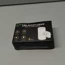 L LOHAS LED Night Light Plug in, Night Lights Plug into Wall, Light Sensor, 0-100LM, Soft White 3000K, Dimmable Night Light, Modern Nightlight for Hallway Bedroom Stairway, 2 Pack