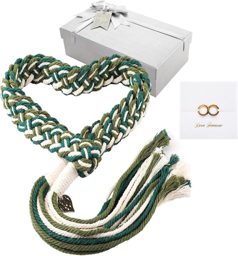 ReliThick Wedding Lasso Handfasting Cord for Wedding Ceremony Rustic Lasso Lazos Cord Traditional Catholic (Stylish Color)
