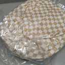 2 x XYTIDUKEJI Checkered Laundry Basket Foldable Storage Handles 13.8x15.8 In