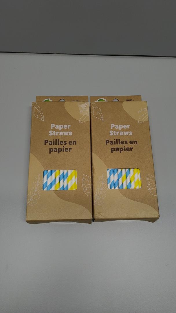 Paper Straws Jumbo PK 75ct Pack Of 2