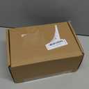 Toilet Paper Holder with Natural Marble Shelf for Bathroom Washroom,Wall Mounted Tissue Holder Suitable for Mega Roll (Brushed Nickel, Middle 7.87 * 4.72 in)