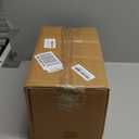 BUYMAX Plant Pots Indoor 6 inch Ceramic Flower Pot with Drainage Hole and Ceramic Tray - Gardening Home Desktop Office Windowsill Decoration Gift, Set of 2(White)