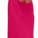 PRETTYGARDEN Women's 2026 Summer Satin Dress Elegant Sleeveless Mock Neck Cocktail Party Maxi Dresses, Medium