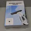 Window Vacuum Squeegee Cordless, Electric Window Cleaner Tool with & Water Collection Tank, Cleaning Kit Shower Squeegee for Glass Doors, Windows, Mirrors, Car