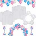 500 Pcs Plastic Balloon Clips Bulk, Reusable Balloon Clips for Balloons Arch, Balloons Garland Clip for Party Wedding Baby Shower Decorations