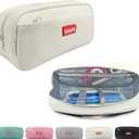 3 x Pencil Case Large Capacity pencil pouch cute pencil case stationery supplies pencil bags School Supplies for Student Teen Girs Boys (white)