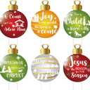 Bucherry 6 Pcs Christmas Nativity Scene Story Ball Yard Signs Christmas Nativity Manger Scene Religious Lawn for Xmas Church Home Yard Outdoor Ornaments Decorations, 16 x 12 Inch(Classic Style)