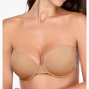 JOATEAY Adhesive Bra Backless Strapless Sticky Push Up Reusable Invisible Lift Padded Non-Slip, Size B