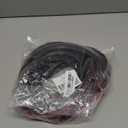 D Shape EPDM Foam Rubber Seal with Tape, Self-Adhesive Rubber Weather Stripping for Boat, Auto, RV, Marine, Garage Doors/Window and More, W:0.5"; H:0.5"; L:26Feet