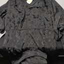 Women's Button Down, Black, Size 2XL