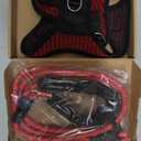 Dog Harness Step-in Breathable Puppy Cat Dog Vest Harnesses for Small Medium Dogs Red (L (Chest 17''-20'', Weight 14-19 lb))