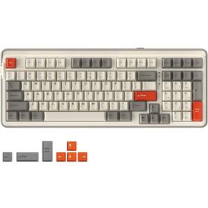DAREU EK98pro Wireless Mechanical Keyboard,96% Creamy Gaming Keyboard with Number Pad,Tri-Mode BT/2.4GHz/USB-C,Pre-lubed Linear Switches,Gasket Structure,Hot Swappable Custom,Backlit for Win/