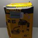 DEWALT 12 Gallon Poly Wet/Dry Vac, 5.5 HP Shop Vacuum Wet Vacuum Cleaner for Workshop, Jobsite, Commericial Area, Large Pick-Up Capacity, Yellow,DXV12P