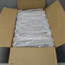 Hoteam 24 Pack 5 x 7 Clear Acrylic Sign Holder with Gold Borders, Gold Picture Frame, Double Sided Wedding Table Number, Acrylic Menu Stands for Wedding Table, Restaurant Sign, Photos Display