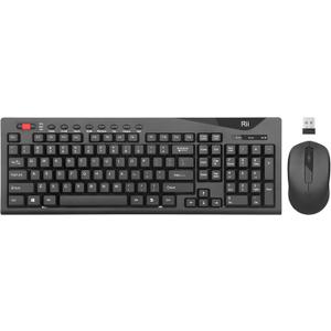 Rii RK903 Wireless Keyboard Mouse Combo,Full Size Keyboard with Scroll Wheel,1000 DPI Mouse,2.4G Wireless,Compatible with Windows Chrome OS Linux,for Home,Office,Business Users