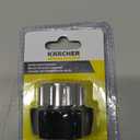 Karcher Universal Filtered Garden Hose Connector for Electric Pressure Washers, Black