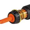 Klein Tools 32286 Insulated Screwdriver, 2-in-1 Screwdriver Set with Flip Blade, #1 Phillips and 3/16-Inch Slotted Tips, Double-Ended Blades