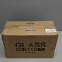 YARYOUNG 10 Pack Glass Food Storage Containers, Glass Meal Prep Containers with Lids Leak Proof, Clear Glass Bento Boxes for Adults, Microwave & Freezer Safe (34oz & 12oz) (colorful)