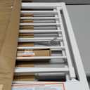 Babelio Baby Gate for Doorways and Stairs, 26"-40" Auto Close Dog Gate, PressGuard C5, Easy Install Pressure Mounted Gate, fits for Narrow and Wide Doorways, Safety Gate Door for Child and Pets (White)