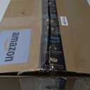 SONGMICS Dresser for Bedroom, Chest of Drawers, Steel, MDF, 4 Non-Woven Fabric Drawers, Storage Organizer Unit, Closet, Entryway, Ink Black and Ebony Black ULGS314B01S