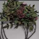 Zeyune 3 Pcs Artificial Dusty Plum Berry Stem Spring Faux Flowers Picks Branches Fake Realistic Sedum Stem Spray for Wedding Holiday Seasonal Farmhouse Mantel Harvest DIY Home Decorations(35 Inch)