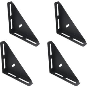 4Pcs Bed Corner Support Triangle Adjustable Corner Brace Fastener for Furniture Bed Cabinet Cupboard Storage Box,9.45"x6.77"