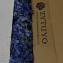 5 Pcs Dark Blue Silk Hydrangeas Artificial Flower Boho Dried Touch 20'' Faux Hydrangeas for Fall Indoor Home Decor Kitchen Living Room Outdoor Porch Wedding Flower Arrangement