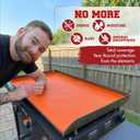 KITCHEN PERFECTION 28" Premium Silicone Griddle Cover Mat for Blackstone Griddle 28 Inch - Hermetic Protection from Rust & Debris All Year, Fits All Blackstone 28 Inch Models - Food Grade Silicone