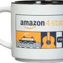 4-star Monaco Mug, White, Logo