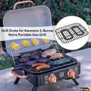 BQMAX Grill Grate for Kenmore 2-Burner Retro Portable Gas Grill, Cooking Grate for Kenmore Portable Propane Gas Grill, Grill Grate for Kenmore Grill Replacement Parts