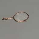 Angoily Vintage Handheld Mirror Decorative Hand Mirror Portable Makeup Mirror Hand Mirror for Makeup Metal Handle Small Hand Mirr