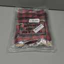 Shappy 24 Pcs Christmas Burlap Gift Bags, Small Treat Goody Bags with Drawstrings for Christmas, Featuring 12 Designs for Xmas and New Year Party Favors and Supplies(Beautiful Style,7 x 5 Inch)