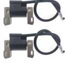 PARTSRUN 2-PACK 592846 Ignition Coil Module For Briggs and Stratton 691060 799651 Replace John Deere MIA12346 LG691060 18-22HP Engines,ZF-IG-A00052V