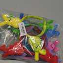 Easter Bunny Headbands, 6 Pack, Plush Rabbit Ears, Assorted Colors